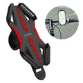 Cellet Motorcycle Bike Phone Mount Universal Bicycle Holder Mount Compatible for Apple iPhones Samsung Galaxy Google Pixels Motorola Smartphones (Red)