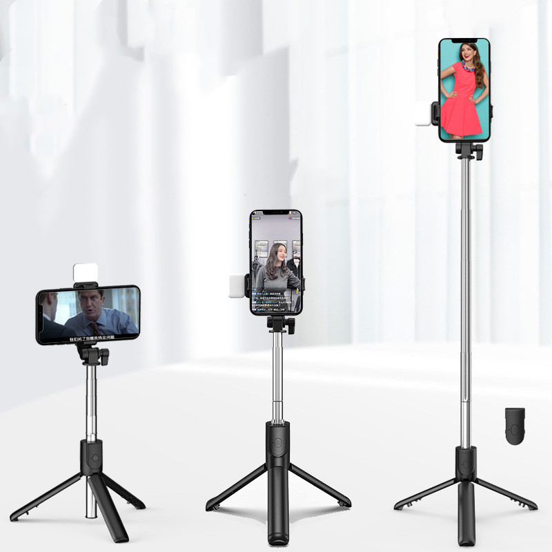 Bluetooth Selfie Stick Tripod with Fill Light