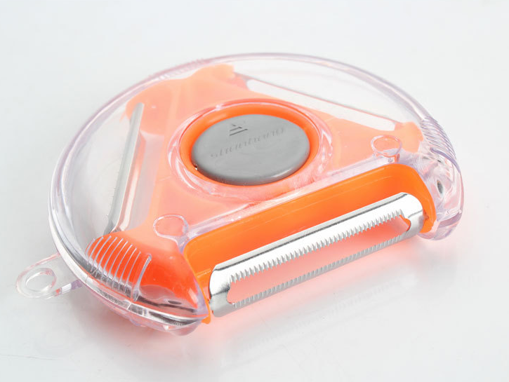 3-in-1 Rotating Peeler – Effortless Fruit & Veggie Peeler + Grater