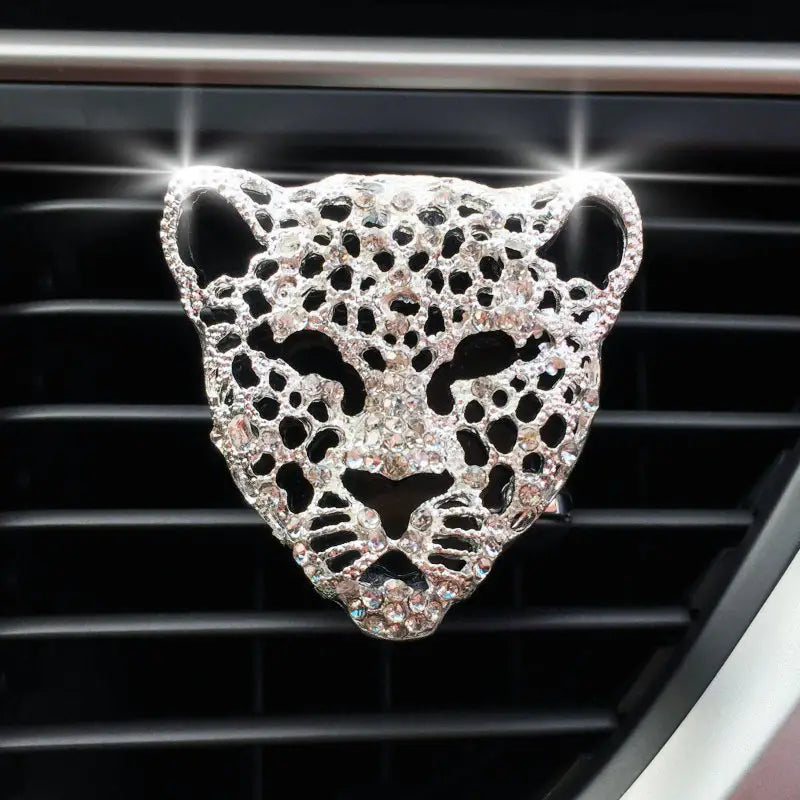 Diamond Leopard Car Air Vent Perfume Clip & Aromatherapy