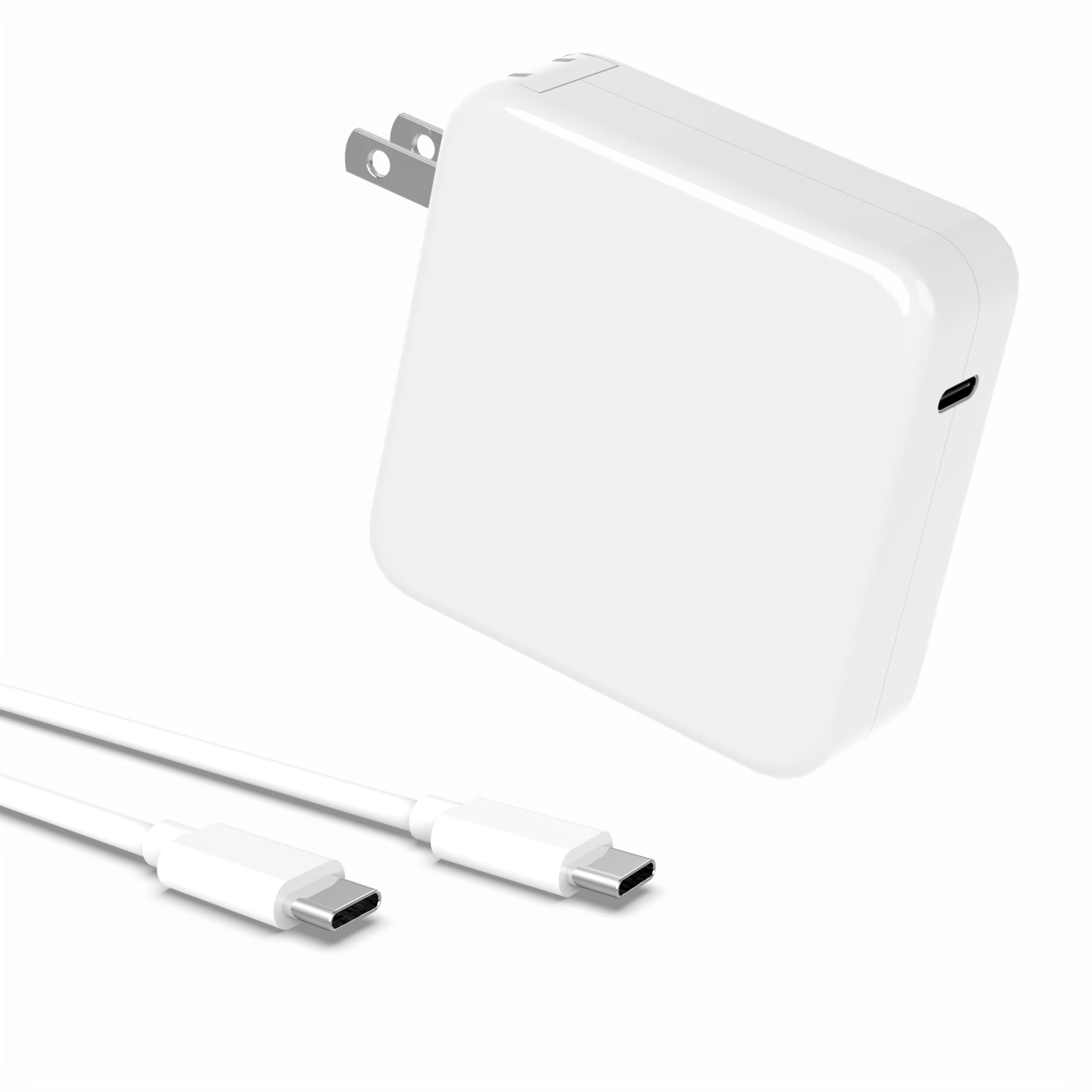 Mac Book Pro Charger-100W USB C Charger Fast Charging for MacBook Pro/MacBook Air 16 15 14 13 InchiPad Pro and All USB C DeviceTravel Computer Power Adapter Cord with 5A USB C-C Charger Cable