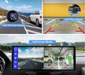 2.5K front camera view and rear camera parking view, with a half-screen mode showing both on the display