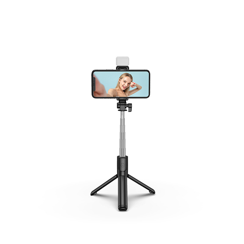 Bluetooth Selfie Stick Tripod with Fill Light
