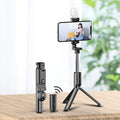 LEAPCOVER Bluetooth Selfie Stick with Light & Tripod
