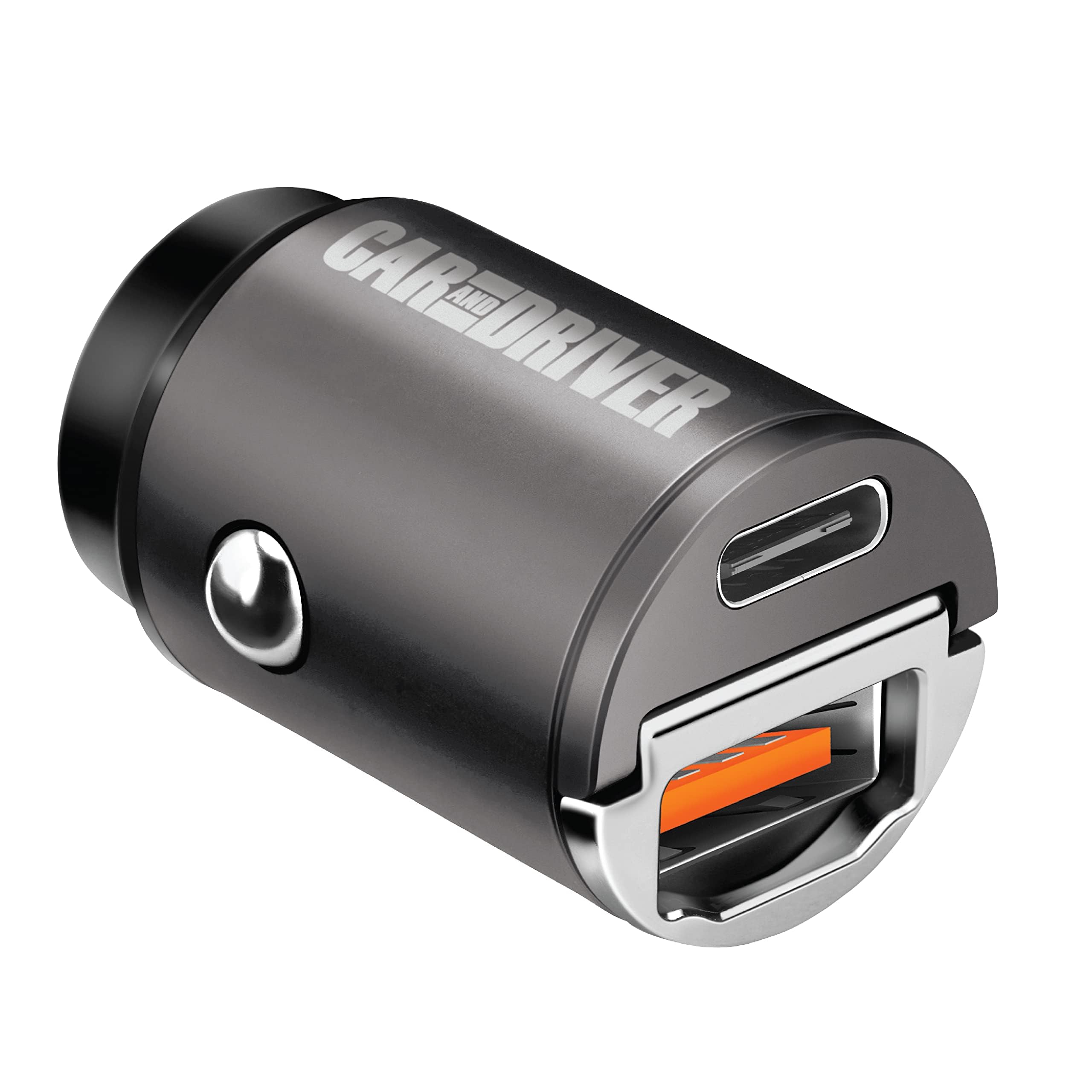 Car and Driver USB C Car Charger Fast Charging Car Charger Adapter Cigarette Lighter Adapter USB Charger - Galaxy iPhone 16/15/14/13/12 USB-C Power Delivery USB A Super Fast Charge 3.0 4.5A