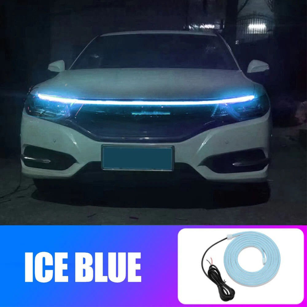 180cm 12V flexible LED hood light strip for cars and trucks - view 5