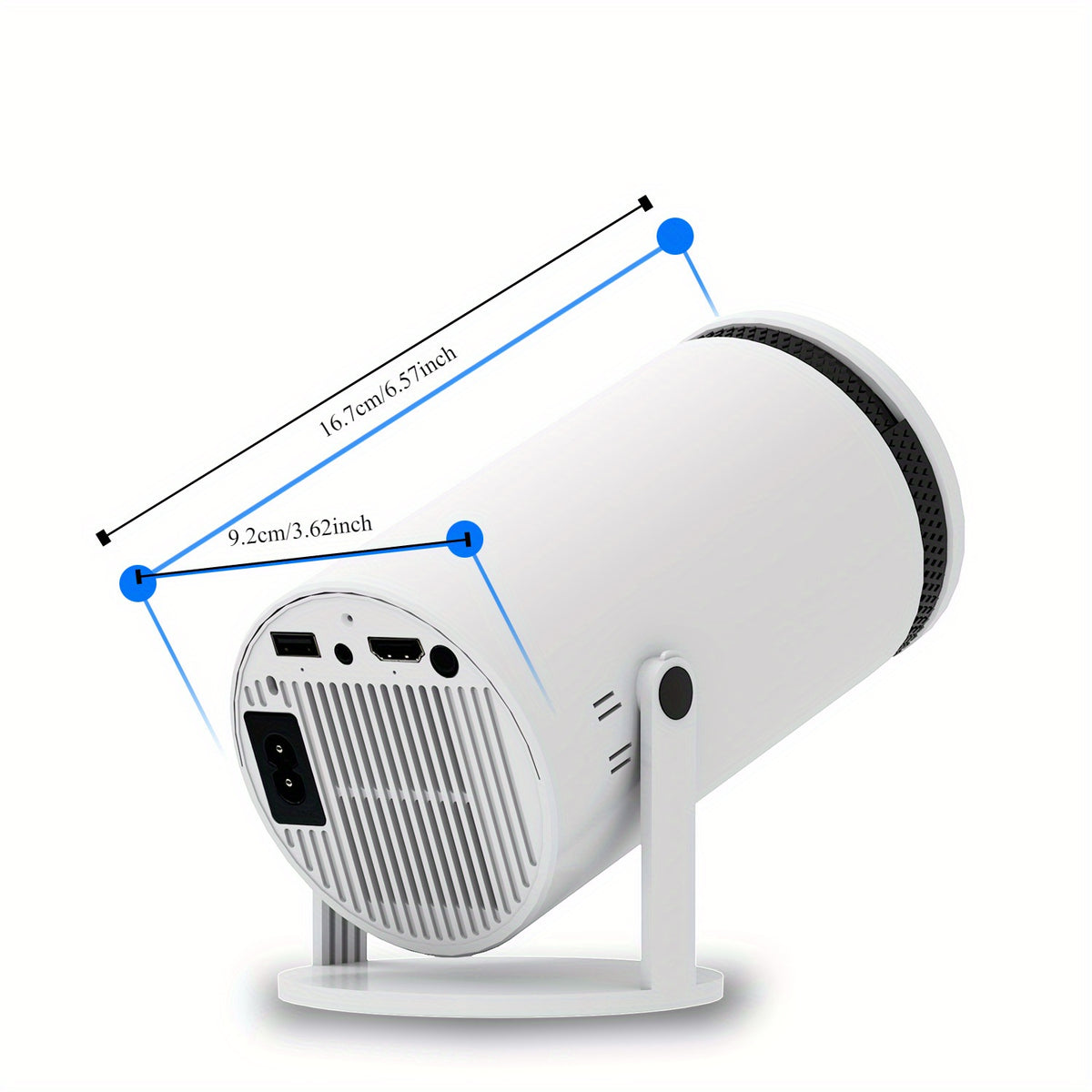 Smart portable theater projector with WiFi 6 and Android 12 - view 5