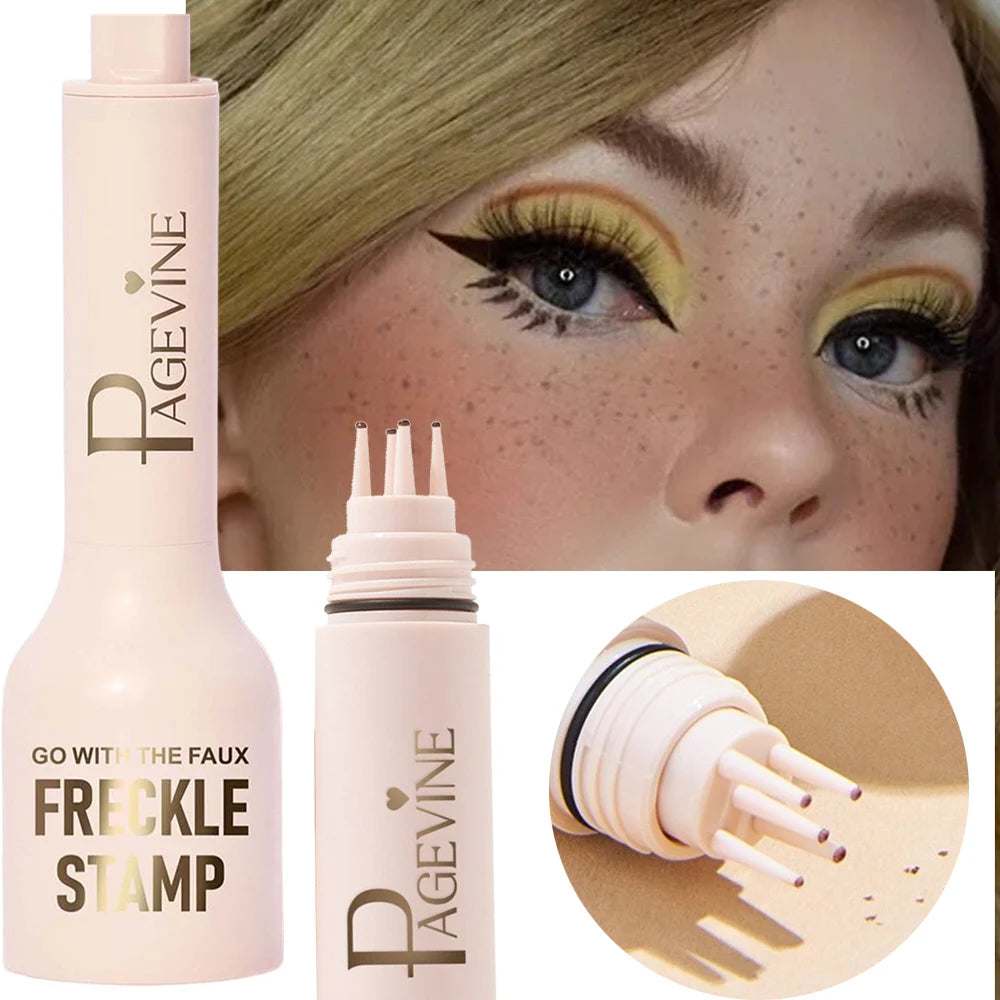 Freckle Pen – Natural Faux Freckles Makeup Stamp (Waterproof, Long-Lasting)