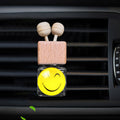 Car Air Vent Perfume Clip with Creative Smile Design