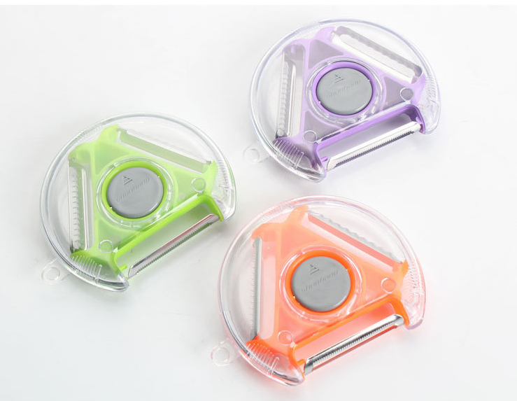3-in-1 Rotating Peeler – Effortless Fruit & Veggie Peeler + Grater