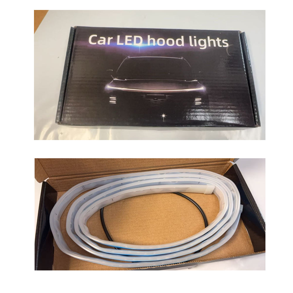 180cm 12V flexible LED hood light strip for cars and trucks - view 2